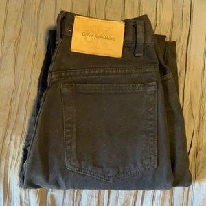 vintage black Calvin Klein straight leg jeans